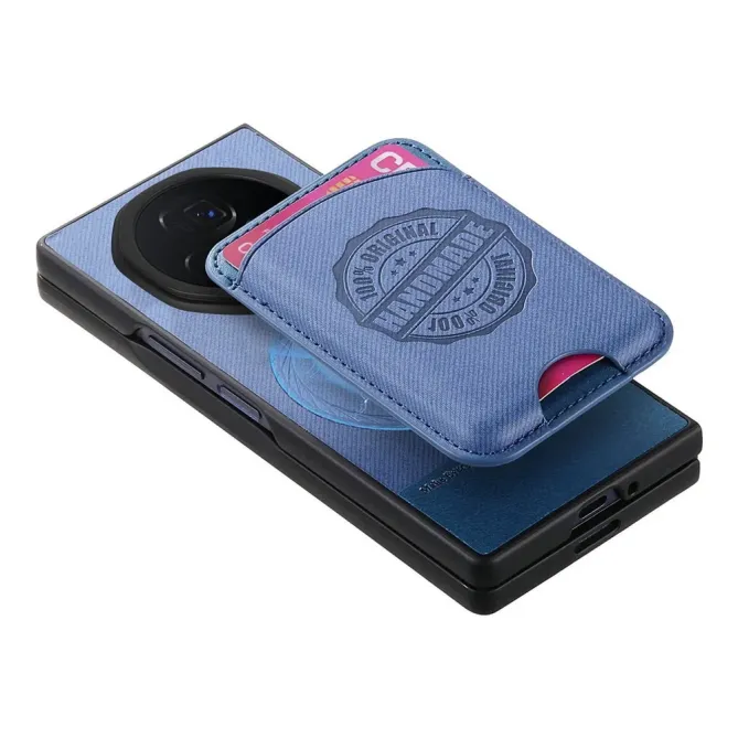 Coque Honor Magic V3 texture denim porte-cartes | INDIGO