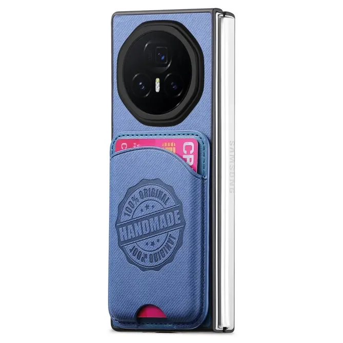 Coque Honor Magic V3 texture denim porte-cartes | INDIGO