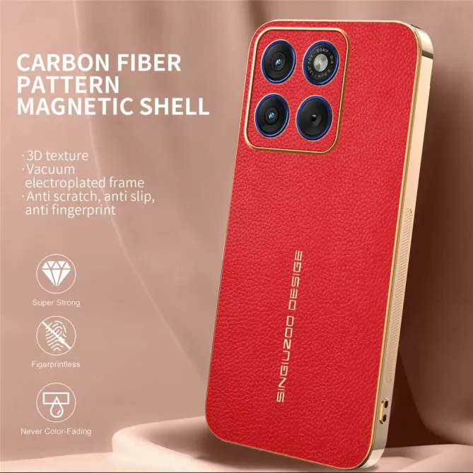 Coque Motorola Edge 70 Simili Cuir Grainée | VENDÔME