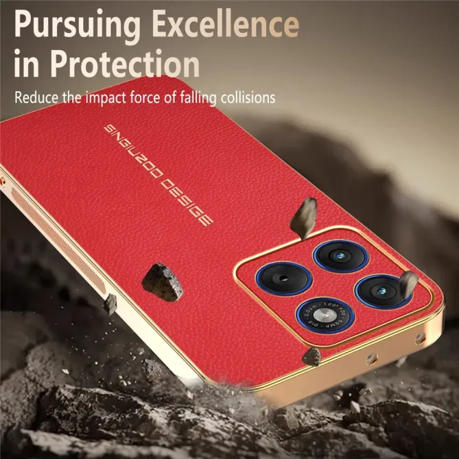 Coque Motorola Edge 70 Simili Cuir Grainée | VENDÔME