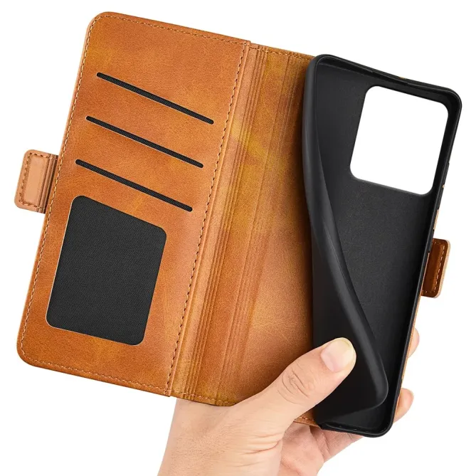 Housse Motorola Edge 70 portefeuille revêtement simili cuir mat