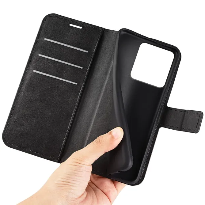 Housse Motorola Edge 70 Simili Cuir Grainé Stand Porte-Cartes