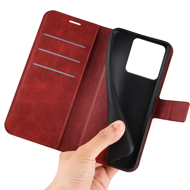 Housse Motorola Edge 70 Simili Cuir Grainé Stand Porte-Cartes