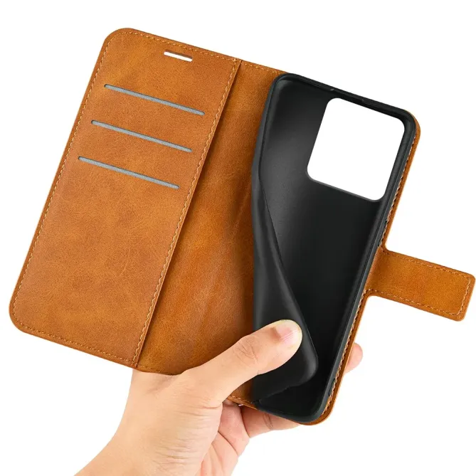 Housse Motorola Edge 70 Simili Cuir Grainé Stand Porte-Cartes