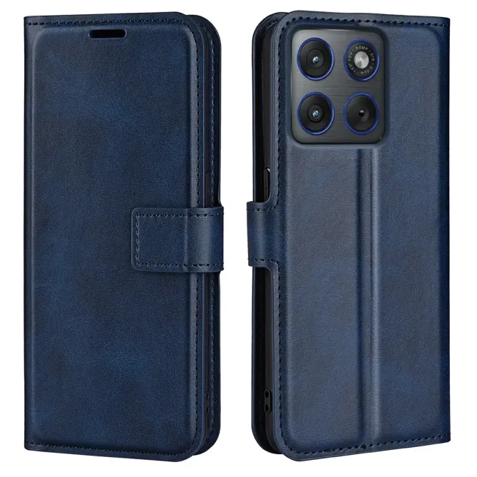 Housse Motorola Edge 70 Simili Cuir Grainé Stand Porte-Cartes
