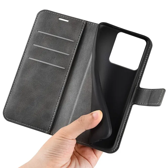 Housse Motorola Edge 70 Simili Cuir Grainé Stand Porte-Cartes