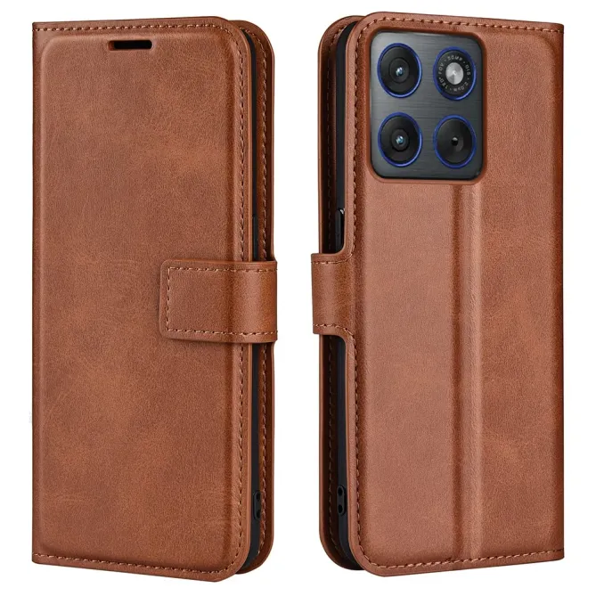 Housse Motorola Edge 70 Simili Cuir Grainé Stand Porte-Cartes