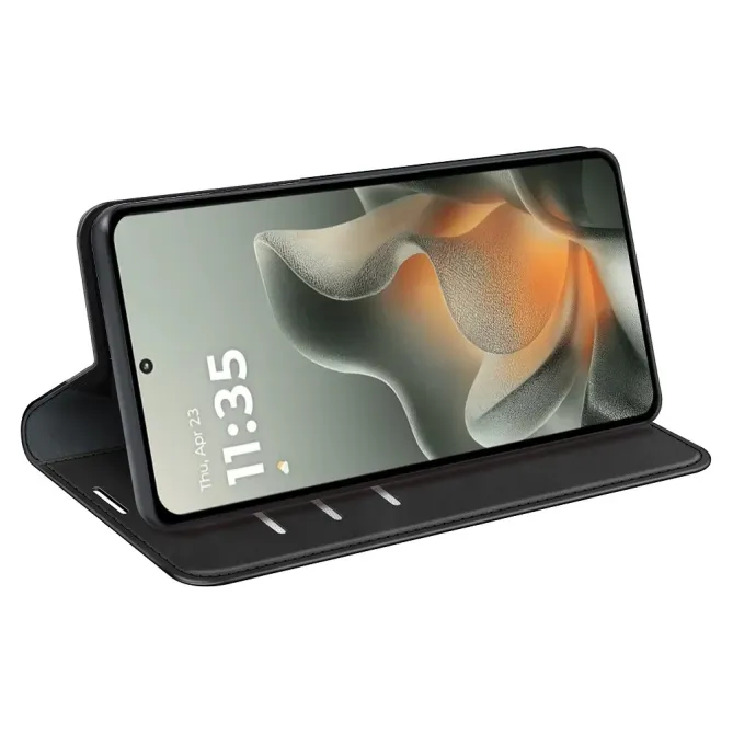 Flip Cover Motorola Edge 70 simili cuir fonction stand