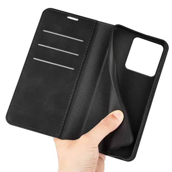 Flip Cover Motorola Edge 70 simili cuir fonction stand