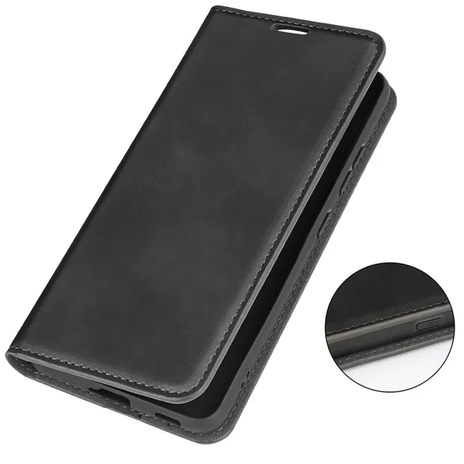 Flip Cover Motorola Edge 70 simili cuir fonction stand