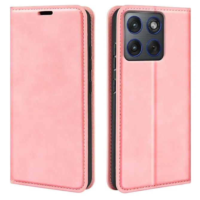 Flip Cover Motorola Edge 70 simili cuir fonction stand
