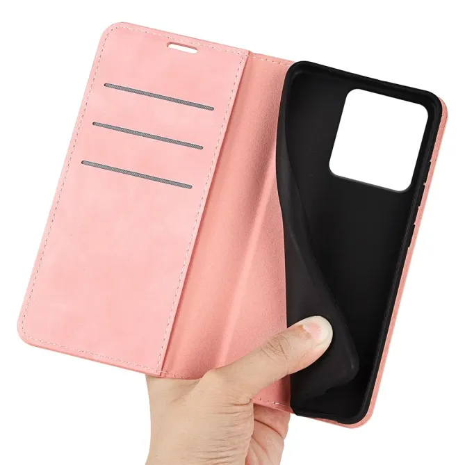 Flip Cover Motorola Edge 70 simili cuir fonction stand