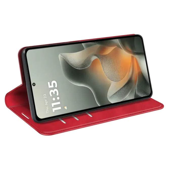 Flip Cover Motorola Edge 70 simili cuir fonction stand