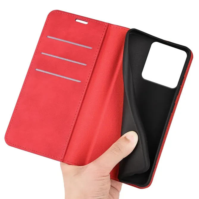 Flip Cover Motorola Edge 70 simili cuir fonction stand