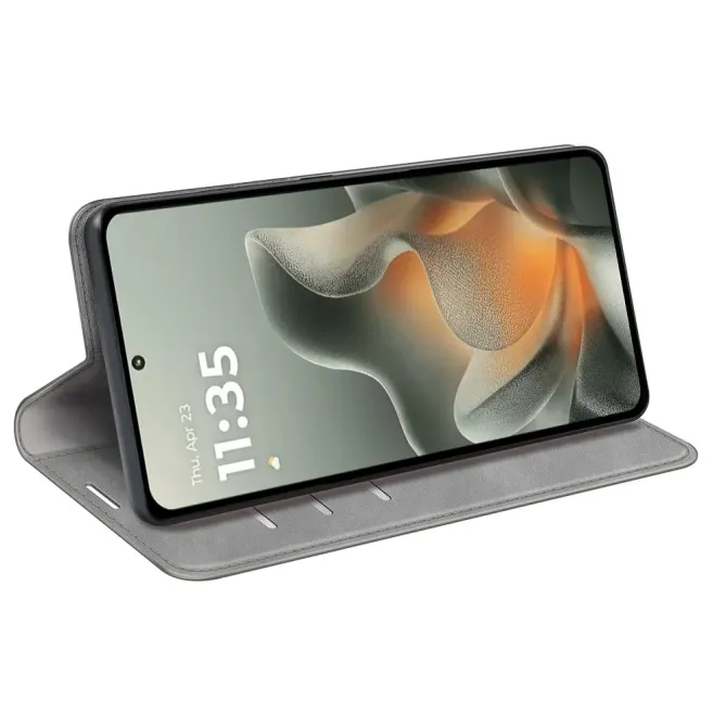 Flip Cover Motorola Edge 70 simili cuir fonction stand