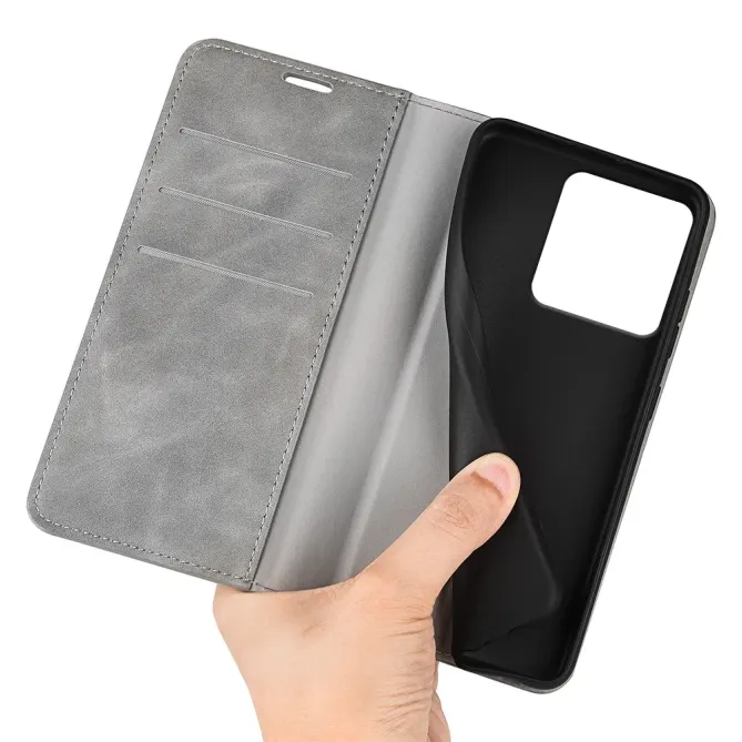Flip Cover Motorola Edge 70 simili cuir fonction stand