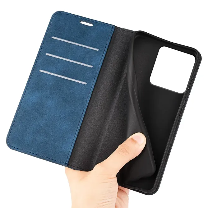 Flip Cover Motorola Edge 70 simili cuir fonction stand