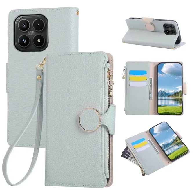 Housse Xiaomi 17 Portefeuille Zippé | Léonie