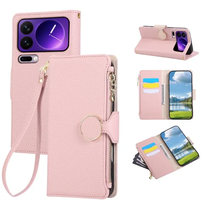 Housse Xiaomi 17 Pro Portefeuille Zippé | Léonie