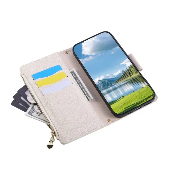 Housse Xiaomi 15T Pro Portefeuille Zippé | Léonie
