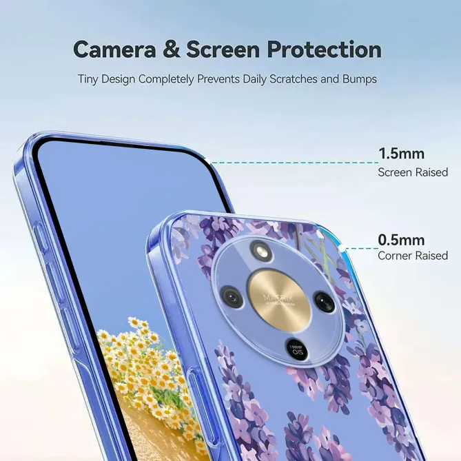 Coque HONOR Magic 8 Lite / X9d 5G lavande violette