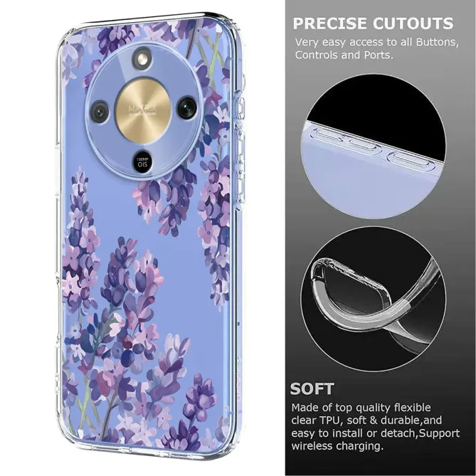 Coque HONOR Magic 8 Lite / X9d 5G lavande violette
