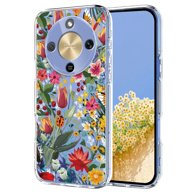 Coque HONOR Magic 8 Lite / X9d 5G prairie fleurie