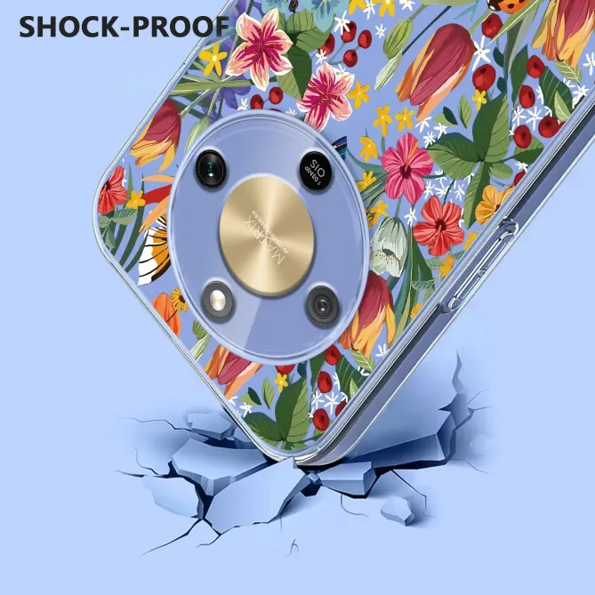 Coque HONOR Magic 8 Lite / X9d 5G prairie fleurie