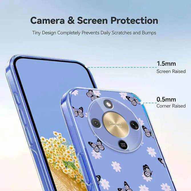 Coque HONOR Magic 8 Lite / X9d 5G papillons pastel