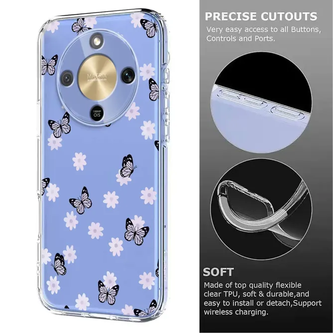 Coque HONOR Magic 8 Lite / X9d 5G papillons pastel
