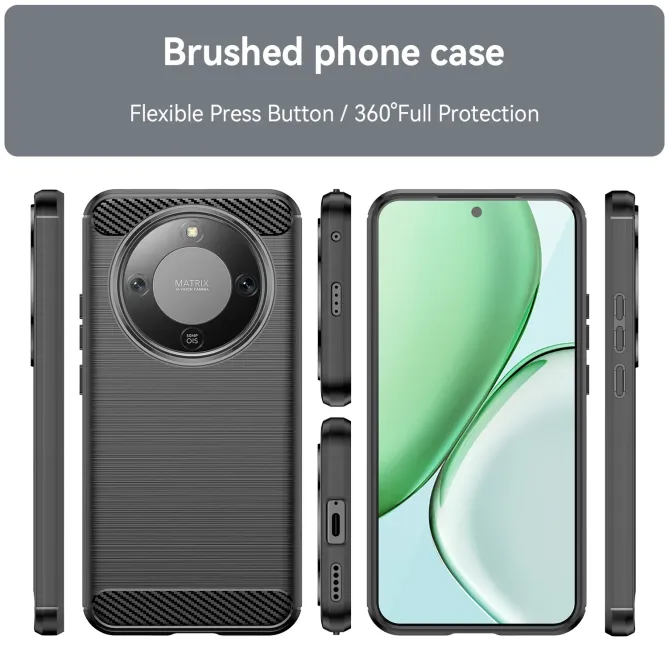 Coque HONOR Magic 8 Lite / X9d 5G flexible effet brossé avec verre tre