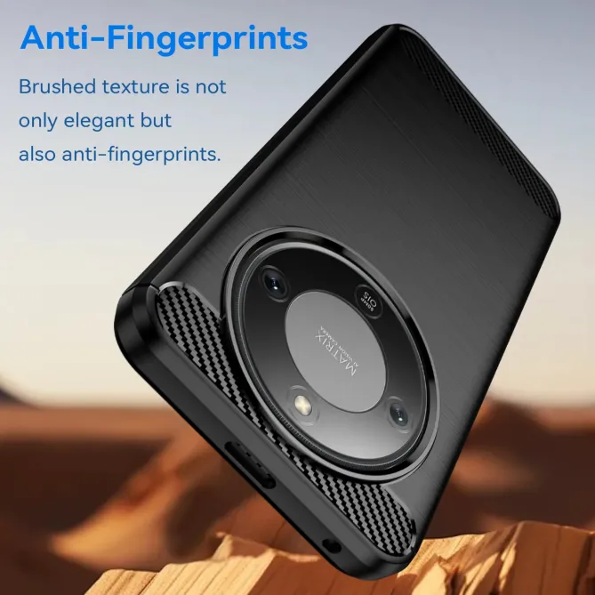 Coque HONOR Magic 8 Lite / X9d 5G flexible effet brossé avec verre tre
