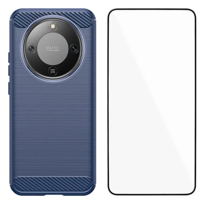 Coque HONOR Magic 8 Lite / X9d 5G flexible effet brossé avec verre tre