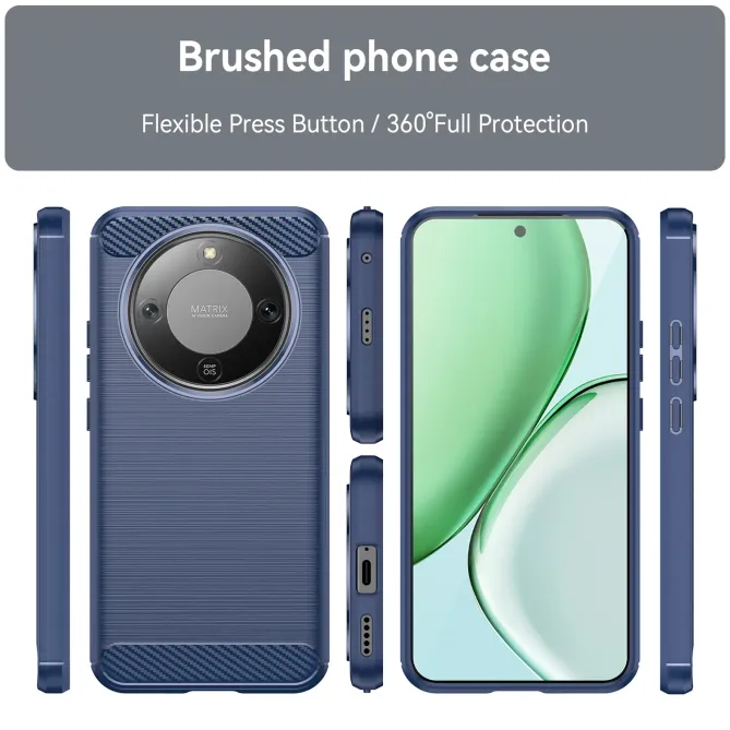 Coque HONOR Magic 8 Lite / X9d 5G flexible effet brossé avec verre tre