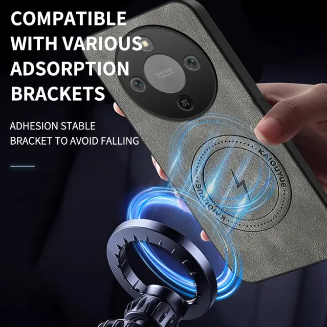 Coque Honor Magic 8 Lite / X9d 5G MagSafe Nappa avec 2 verre trempé