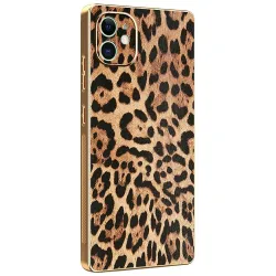Coque iPhone 11 Léopard Doré