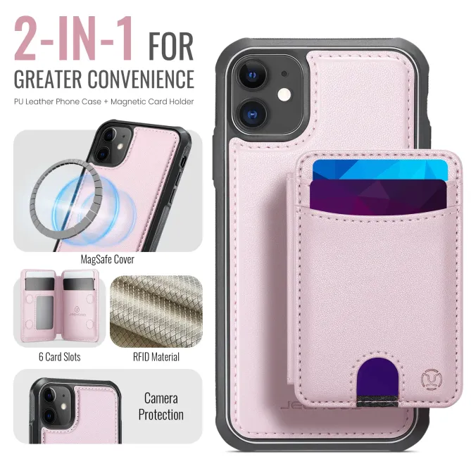 Coque iPhone 11 Porte-cartes Modulable MagSafe | J10