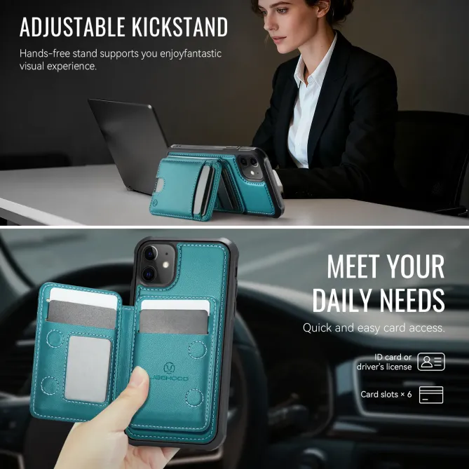 Coque iPhone 11 Porte-cartes Modulable MagSafe | J10