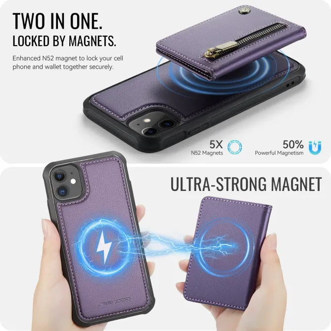 Coque iPhone 11 Porte-cartes Modulable MagSafe | J12