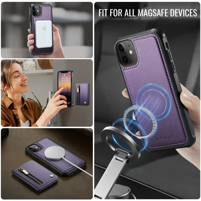 Coque iPhone 11 Porte-cartes Modulable MagSafe | J12