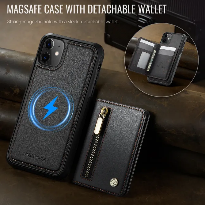 Coque iPhone 11 Porte-cartes Modulable MagSafe | J12
