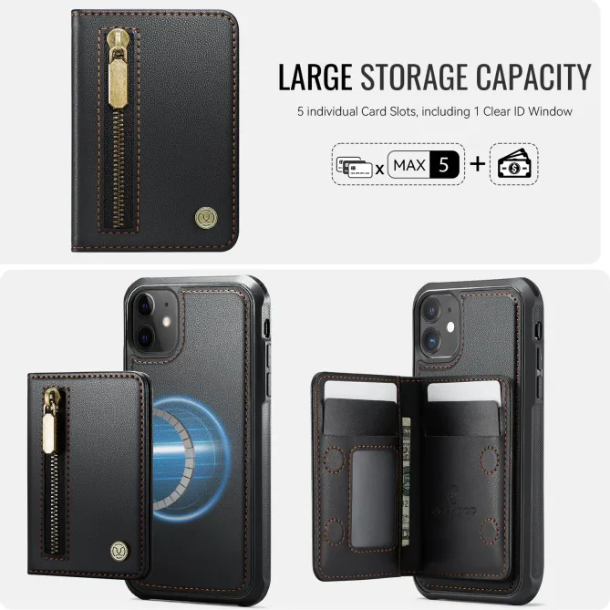 Coque iPhone 11 Porte-cartes Modulable MagSafe | J12