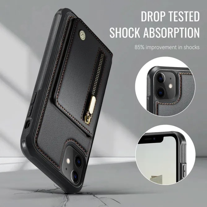 Coque iPhone 11 Porte-cartes Modulable MagSafe | J12