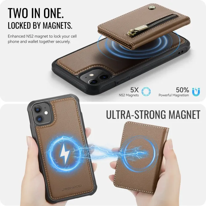 Coque iPhone 11 Porte-cartes Modulable MagSafe | J12