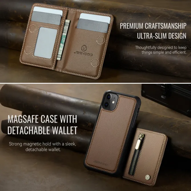 Coque iPhone 11 Porte-cartes Modulable MagSafe | J12