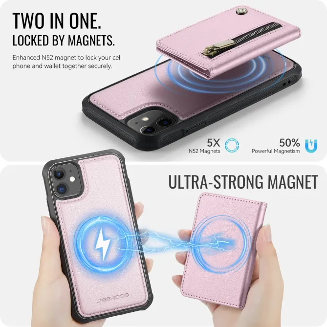 Coque iPhone 11 Porte-cartes Modulable MagSafe | J12