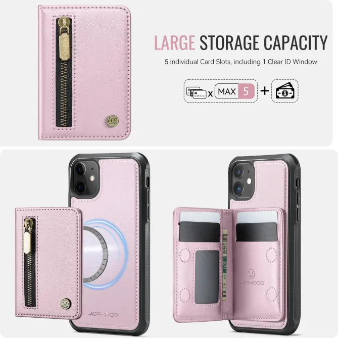 Coque iPhone 11 Porte-cartes Modulable MagSafe | J12