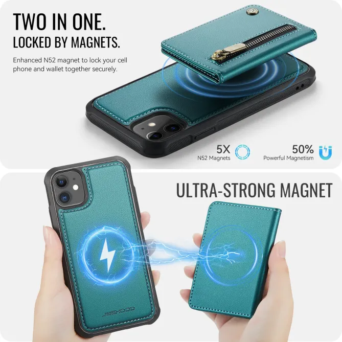 Coque iPhone 11 Porte-cartes Modulable MagSafe | J12