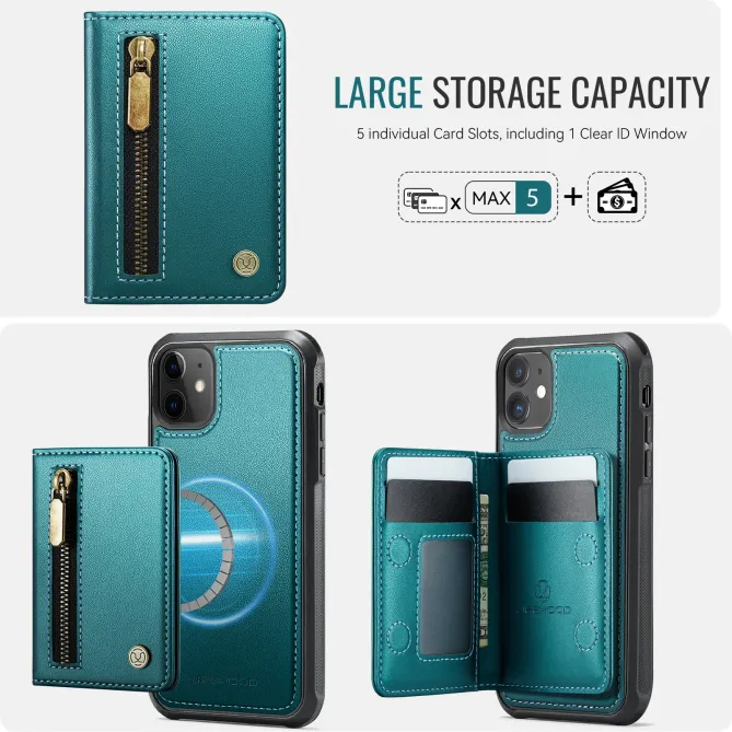 Coque iPhone 11 Porte-cartes Modulable MagSafe | J12
