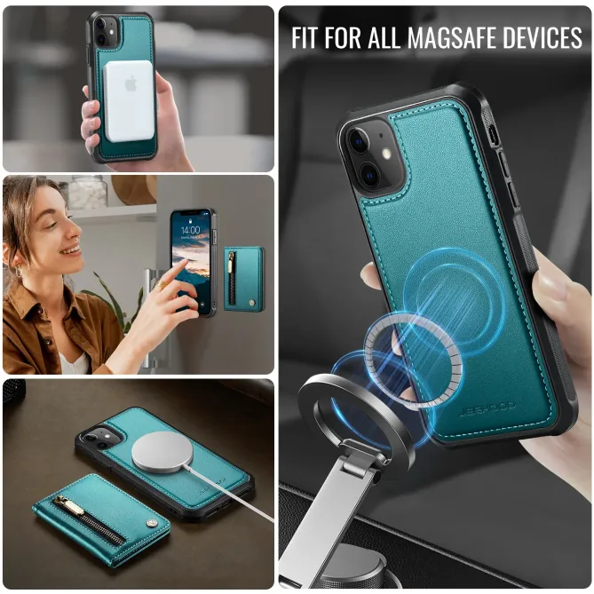 Coque iPhone 11 Porte-cartes Modulable MagSafe | J12